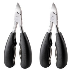 MONACO OLIVE 厚腳指甲 指甲剪 角質去除器, 2個, 黑色