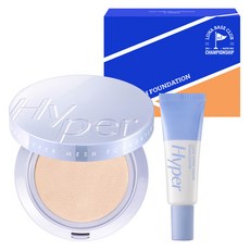 LunA Hyper Mesh氣墊粉餅正裝+Hyper液態打亮組, 1組, 01 Vanilla