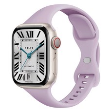 캘릭스 애플워치 실리콘 슬림 스포츠 스트랩 38 / 40 / 41 / 42mm, 라벤더, 1개