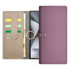 아이엔픽 올즈링 소가죽 플립 지갑형 휴대폰 케이스