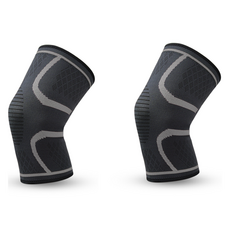 레디엘로 라인 무릎보호대, 2개, 그레이