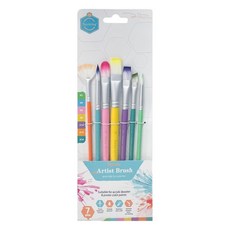 에이비엠코리아 수채화 아트 혼합붓M 7종 세트, 1세트, 2호, 4호, 6호, 8호, 10호, 12호, 14호