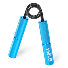 던핏 컬러 메탈그립 악력기, 블루 2단계, 1개