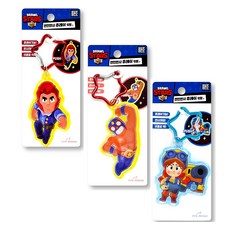 PINKMANGO 荒野亂鬥安全反光手電筒鑰匙圈3件組