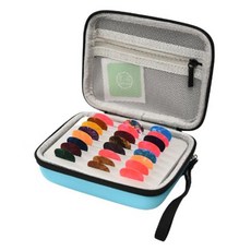 Toppia 藍色全網格撥片收納架 + 24入撥片組, 1套