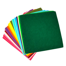 Khohimo 彩色不織布 無背膠 40色套組 4W425, 1套, 隨機出貨