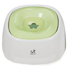 DING DONG PET 寵物海星飲水碗餵水器, 綠色, 1個