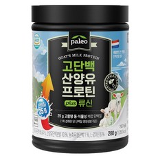 paleo 高蛋白山羊奶蛋白 plus 亮胺酸, 1個, 280g
