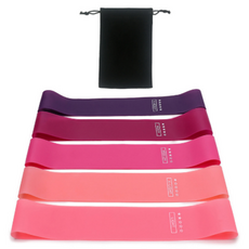 던핏 라텍스 루프밴드 5종 세트, 혼합색상, 1세트