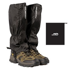 Whitewolf 防水登山長版綁腿, 黑色
