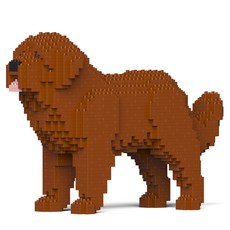 紐芬蘭犬 大型積木 M, 棕色, 1個