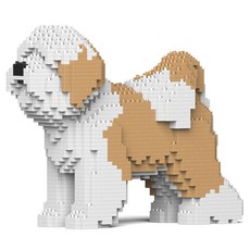 西藏㹴犬 大型積木 M, 1個, 棕色