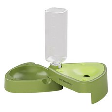 DING DONG PET 寵物起司球折疊式飲水碗, 綠色, 1個