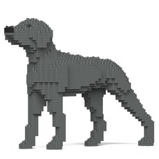 威瑪獵犬 狗狗積木 大型 M, 1個, 混合顏色