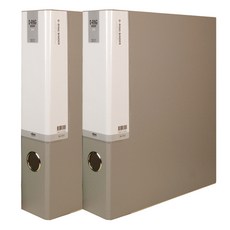 玄風 D型環裱褙活頁夾 索引型 5公分 3孔 A4, 灰色, 2個