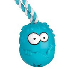 coockoo Red Puppy 狗狗 Coockoo 繩索凹凸玩具, 加勒比藍, 1個