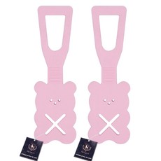 딩동펫 반려동물 엑스 곰 풉백 홀더, 핑크, 1개입, 2개
