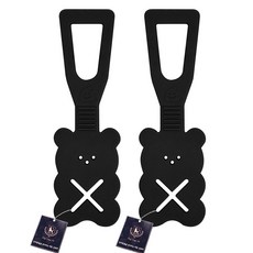 딩동펫 반려동물 엑스 곰 풉백 홀더, 블랙, 1개입, 2개