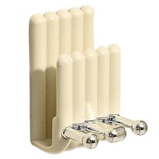 미드센추리 벽걸이 무타공 부착 칫솔걸이 RB20819, 아이보리, 1개