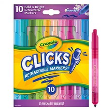 Crayola 繪兒樂 Clicks 粉彩麥克筆, 10色, 1個