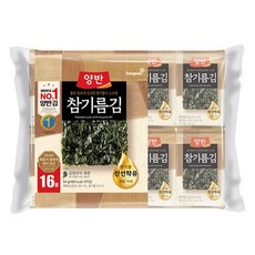 양반 참기름김, 4g, 16개