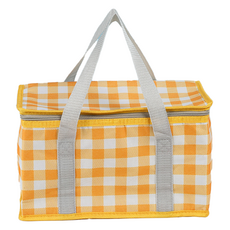 Ilsangsokbanzzak 圖案保溫保冷袋, 格紋黃, 1個