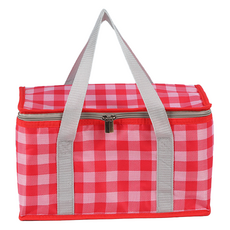 Ilsangsokbanzzak 圖案保溫保冷袋, 格紋紅, 1個