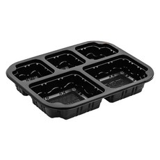 1915系列 密封容器 黑色 19153 5格, 1個, 100入