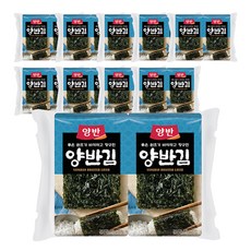 양반 양반김 4D호 도시락 6p, 2g, 10개