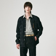 세터 남성용 집 포켓 데님 면 셔츠