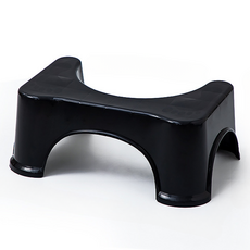 홈즈픽 변기 발 받침대, 블랙, 1개