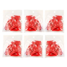 Stupid 木製夾 20入, 紅色, 6個