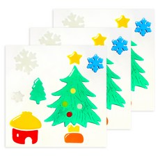 Stupid Cutie 果凍貼紙 3入組, 樹