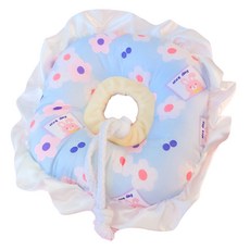 Yoreungae 寵物軟萌可愛頸圈, 蕾絲花朵兔子, 1個