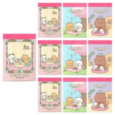 ii GEN 一正 Woongi 迷你便條紙, 1入, 10個, 隨機出貨