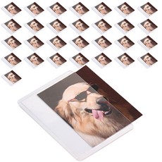 Eumes 頂級小卡保護膜 硬卡套, 白色, 50個