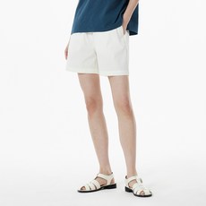 JAJU 女款棉質鬆緊帶短褲