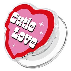 체인지톡 맥세이프 2배자력 탈부착 스마트톡 큐티 러브 하트, 혼합색상, 1개