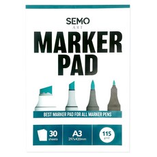 Semo Art 麥克筆專用紙 115g 30張, 1個, A3