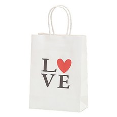 마켓피오 러브하트 쇼핑백 타입1 M, 20개, 1개입