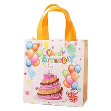 마켓피오 해피생일 부직포 선물가방 타입4 S, 20개, 1개입