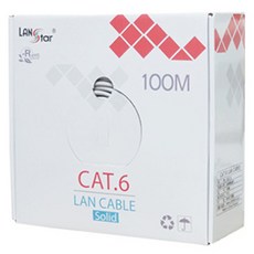 LAN Star LS-6FTP-100MG CAT 6 網路線 FTP, 100m, 灰色, 1個