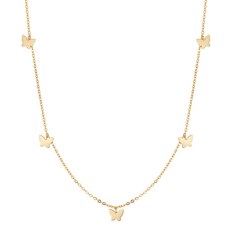 새미쥬얼리 여성용 14k 나비빔 목걸이