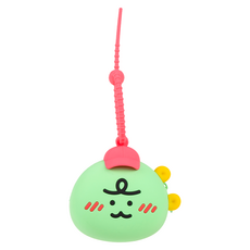 Kakao Friends 圓滾滾臉型 矽膠耳機多功能收納包, Jordy 帽子(粉紅色), 1個, 單一商品