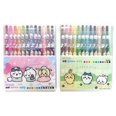 Feelbox 吉伊卡哇 滑動式色鉛筆 2款組合, 1套, 12色