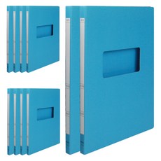 Hyunpoong 紙質進度文件夾 A4, 天藍色, 10個