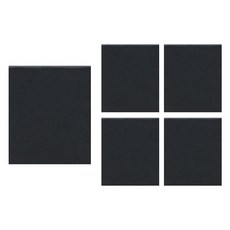 Eumes 美術黑色迷你畫布 20*25cm, 5個