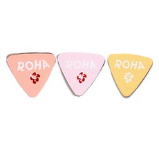 로하 우쿨렐레 가죽피크 파스텔톤 핑크계열 랜덤발송, 3개