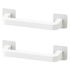 黏貼式拖鞋架 小型, 白色, 2個