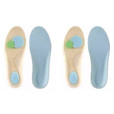 Hanbomnuri 機能性足弓緩震跑步鞋墊 2件組 黃藍色, 2套